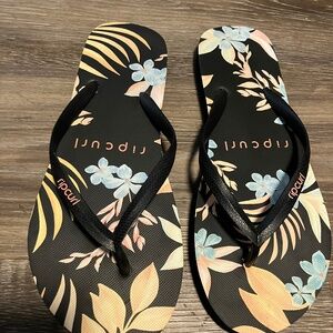 Rip curl flip flops size 6